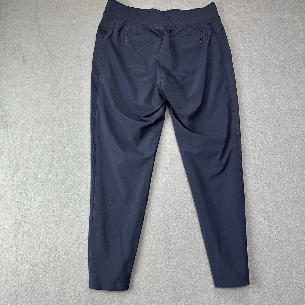 Athleta Brooklyn Ankle Pants Navy Size 10 Travel Casual Pull On Athletic Workout - Picture 9 of 10